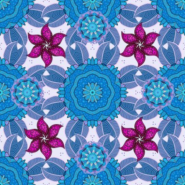 Çiçekler, dallar, bitkiler ve çiçekler. El çizimi. Vektör çizimi. Güzel kumaş deseni.