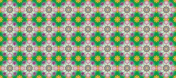 Kwiatowe Bezszwowe Tło Okładek Tekstylnych Lub Książkowych Produkcja Tapety Nadruk — Zdjęcie stockowe