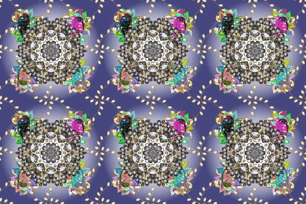 Abstracte Patroon Handgetekende Mandala Een Grijze Paarse Neutrale Kleur — Stockfoto