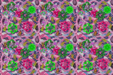 Seamless Tony fabric pattern. Cute Floral pattern in the small flower. Fashionable fabric pattern.