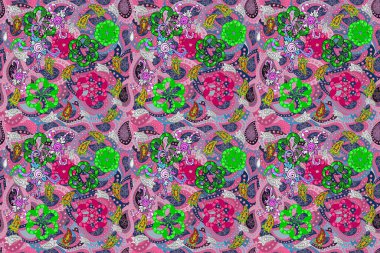 Seamless Tony fabric pattern. Cute Floral pattern in the small flower. Fashionable fabric pattern.