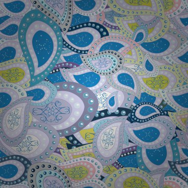 Çiçekli karalama şeklinde vektör deseni. Tarafsız, siyah ve beyaz renklerde çiçekler. Yumuşak, bahar çiçekli arka plan.