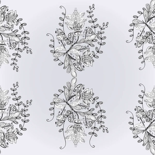 Modèle Vectoriel Mignon Motif Floral Dans Petite Fleur Illustration Vectorielle — Image vectorielle