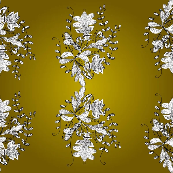 Анотація Етнічного Безшовного Візерунка Текстура Тла Шпалери Квіткова Тема Зеленому — стокове фото