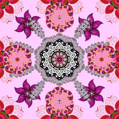 Güzel kumaş deseni. Güzel suluboya çiçek buketi pürüzsüz desen.