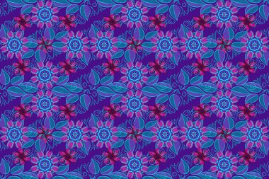 Kartlar, davetiyeler, tarih kartları ve daha fazlası için kullanılabilir. Büyük bir çiçek boyası seti. Tatlı suluboya, dikişsiz çiçek deseni.