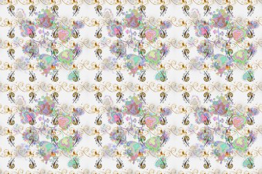 Sınır Kızılderili çiçekli paisley patten. Etnik Mandala havlusu. Tebrik kartı geçmişi, boyama kitabı, arkaplan ve tekstil için kullanılabilir. Kına tarzı. Kusursuz süs izi..