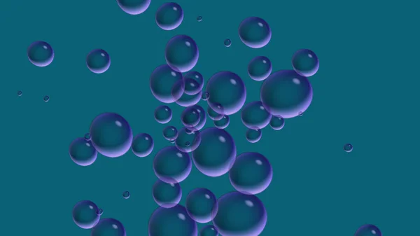 Rond Sur Les Couleurs Bleu Neutre Violet Actions Aquarelle Dessinée — Photo