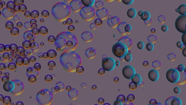 Elementos Violeta Neutro Cinza Cores Balls Print Rodada Plana Desenho — Fotografia de Stock