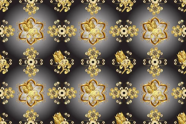 Paisleys Elegante Florale Nahtlose Muster Hintergrundbild Mit Vintage Stilvolle Schöne — Stockfoto