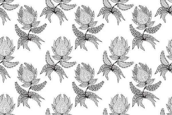 Çiçeksiz Desenli Nakış Işlemeli Gelincikler Vadideki Zambaklar Tekstil Tasarımı Için — Stok fotoğraf