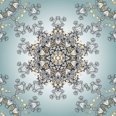 Vektör renkli tasarım soyut mandala kutsal geometri çizimi tarafsız, gri ve beyaz renkler üzerinde.