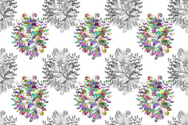 Sınır Kızılderili çiçekli paisley patten. Etnik Mandala havlusu. Kusursuz süs izi. Raster Henna tarzı. Tebrik kartı arkaplanı, boyama kitabı, arkaplan, tekstil için kullanılabilir.