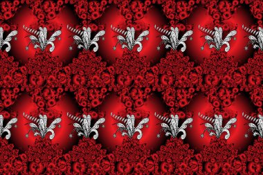 Çiçekler, yapraklar, dekoratif elementler, sıçramalar, lekeler, el çizimleri çizimleri ve Doodle çizimleri, grafik raster çizimleri.