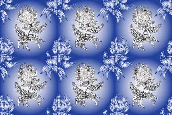 Floral Doux Fond Sans Couture Pour Textile Tissu Couvertures Papiers — Photo