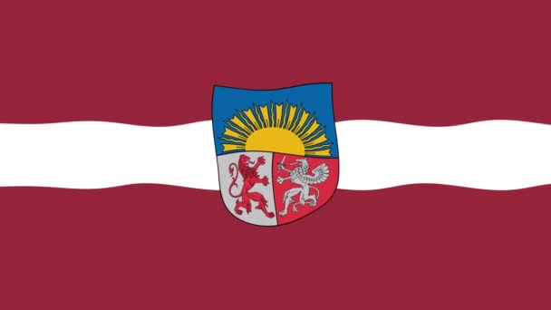 Fondo Imágenes Movimiento Con Bandera Colores Mapa Latvia — Vídeo de stock