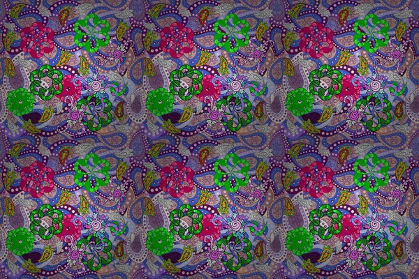 꽃무늬는 녹색의 꽃으로 포장에 화장품 플로리스 스프링 소프트 디자인 인사나 — 스톡 사진