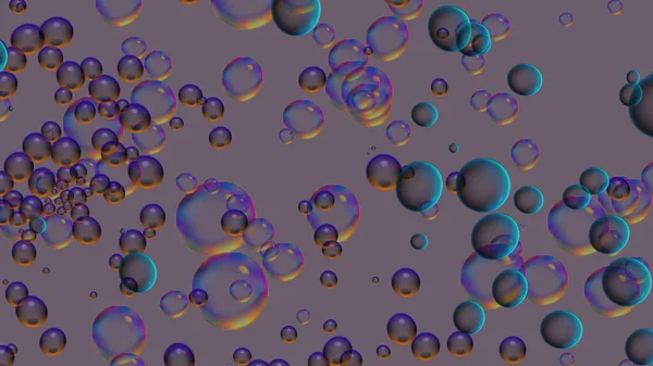 Balles Texture Raster Élégante Avec Des Éléments Floraux Caniches Violet — Photo