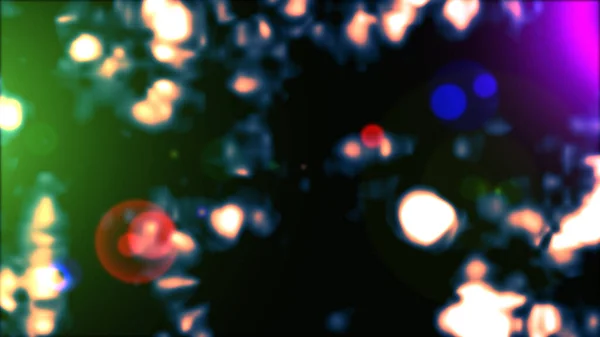 Акварельний Живопис Растрова Ілюстрація Космічний Візерунок Ніжний Весняний Чорному Синьому — стокове фото