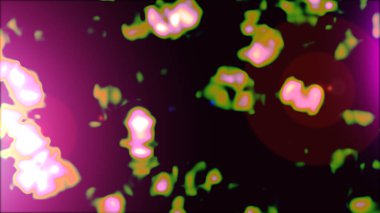 Siyah, mor ve gri renkli. Soyut şirin arkaplan. Şekil deseni. Tasarım ambalajı ve hediye kağıdı, tebrik kartları, afiş ve poster tasarımı. Raster illüstrasyonu.