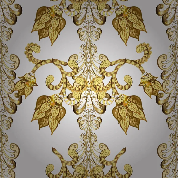 Fond Floral Modèle Vectoriel Sans Couture Joli Motif Tissu — Image vectorielle