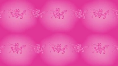 Renkli unsurlarla hareketli arka plan görüntüleri. Çiçekler. Eski model. Bayrak tarzı. Video kaydı. Şablon.