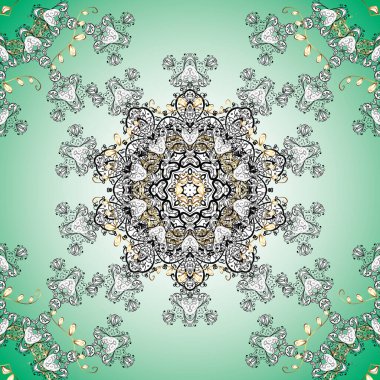 Dantelsiz desen. Zentangle tarzı. Tarafsız, beyaz ve siyah renkler. Yetişkinler için Mandala çiçek boyama kitabı Yetişkinler için stres önleyici boyama.