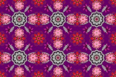 Yatak çarşafları, ceket, paket tasarımı, kumaş ve moda kavramları için tekstil baskısı. Çiçekleri, deniz kabukları, mandalaları ve suluboya efektleriyle donanma geçmişi. Kusursuz etnik tasarım.