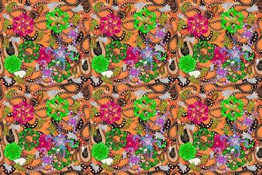 Parlak arka planda çiçek kompozisyonu olan kusursuz suluboya desenleri, ambalajlar, duvar kağıtları, kartpostallar, tebrik kartları, düğün davetiyeleri, romantik etkinlikler vs..