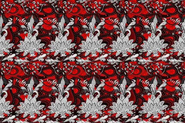 Küçük renkli çiçekler. Çiçekli bahar çiçekleri. Motley illüstrasyonu. Küçük çiçekte şirin bir desen. Moda baskıları için zarif bir şablon.