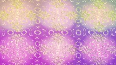 Renkli unsurlarla hareketli arka plan görüntüleri. Çiçekler. Eski model. Bayrak tarzı. Video kaydı. Şablon.