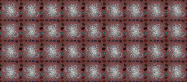 Gri, pembe ve nötr renklerde parlak çiçekli halı deseni.