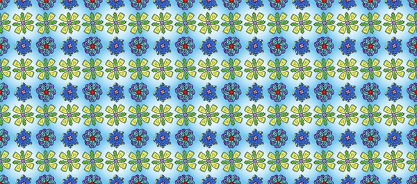 Gentle, spring floral background. Floral pattern in doodle style with flowers. Flowers on neutral, black and blue colors.