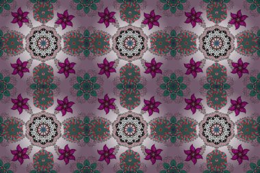 Tekstil, kumaş, kapaklar, duvar kağıtları, baskı, naylon, yapıştırma, örgü, dekupaj için çiçeksiz arkaplan. Küçük, nötr, mavi ve kırmızı çiçeklerle oldukça kaliteli besin torbası deseni.