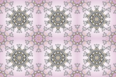 Siyah, nötr ve beyaz desenli. Kusursuz desenli etnik mandalalar, karalama çemberleri. El çizimi zentangle çiçekli siyah, nötr ve beyaz renkler.