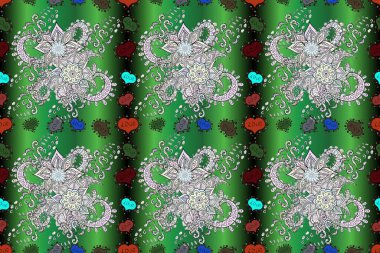 Flourish ornamental spring garden texture. Flower seamless background. Floral pattern.