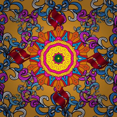 El vektör çizim çekilmiş. Parlak unsurları. Sorunsuz çiçek deseni-ebilmek var olmak kullanılmış için duvar kağıdı, kağıt, davet, el ilanı, afiş veya Web sitesi kaydırma Web sitesi arka plan.