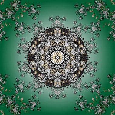 Çiçekler ile Seamless modeli. Seamless modeli için duvar kağıdı, web sayfası arka planı, yüzey dokuları kullanılabilir. Vektör süslü zentangle doku, sonsuz soyut çiçek desenle.