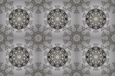 Renkli mandala. Tasarımlar için harika bir arkaplan. Tatil için süs davetiyesi. Raster deseni. Soyut lüks dekoratif parlak doku.