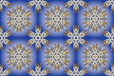 Mandalas 'la kusursuz bir düzen. Soyut süs eşyasıyla kusursuz desen. Süsler, arkaplan.