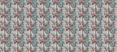 Raster 'ın taze dokusu. Klasik çiçek desenli. Yumuşak fayans. Sarma, tekstil ve duvar kâğıdı için kusursuz çiçek arkaplanı. Yumuşak pamuk tasarımı.