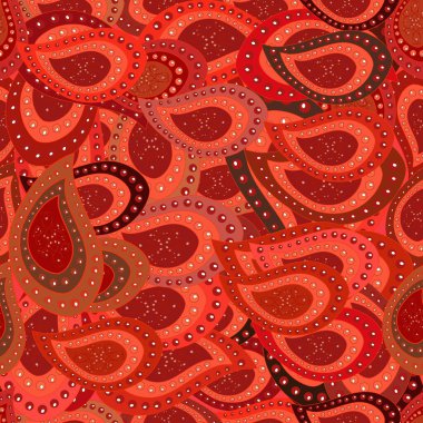 Çiçek süsü ile kusursuz desen. Yeşil, pembe ve kırmızı renkte çiçekler.