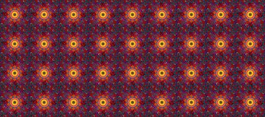 El çizimi, soyut ve süslü elementler. Suluboya resim taklit Raster çizimi. Yaz çiçekleri teması. Klasik çiçekler. Kırmızı, mavi ve siyah renkler.