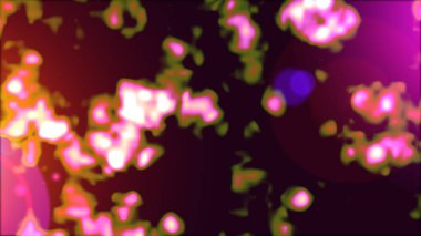 Siyah, kahverengi ve mor renkli. Tasarım ambalajı ve hediye kağıdı, tebrik kartları, afiş ve poster tasarımı. Karalama kalıbı. Raster illüstrasyonu. Parlak desen Soyut şirin arkaplan.