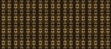 Damask motifi arka planı tekrarlıyor. Barok tarzında altın bej, sarı ve mor çiçek süsü. Antika altın tekrarlanabilir duvar kağıdı. Bej, sarı ve mor renklerde altın element..