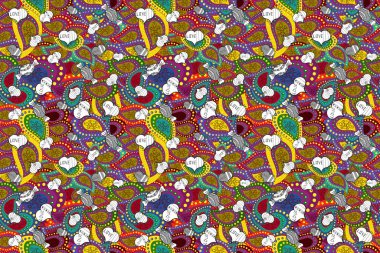 Sevgililer günü kartı kalpleri sever. Tipografi harfleri posteri. Kusursuz yeşil, kırmızı ve mor grunge kalpleri. Sevimli elementlerle aşk tasarımı. Tasarlanan eskiz kalbi sever. Kalp.