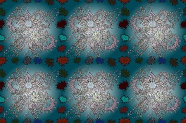 Raster deseni. Çiçekler, suluboya ile dikişsiz çiçek deseni. Küçük çiçek Güzel Çiçek desen.