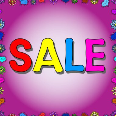 Kusursuz desen. Vektör çizimi. Mor, nötr ve mor renkli resim. Sosyal medya, e-posta, baskı, reklam tasarımı ve tanıtım materyalleri için iyidir. Satılık web afişleri, posterler.