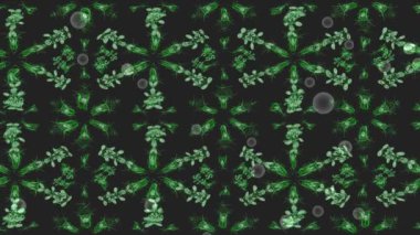 Renkli unsurlarla hareketli arka plan görüntüleri. Mandalas. Eski model. Video kaydı. Şablon. Döngü. Kusursuz..