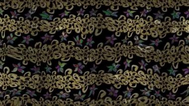 Renkli unsurlarla hareketli arka plan görüntüleri. Mandalas. Eski model. Video kaydı. Şablon. Döngü. Kusursuz..